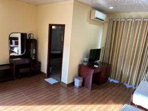 TV a/nebo společenská místnost v ubytování Khan's cottage