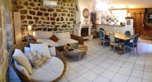 Posezení v ubytování Mon petit Paradis