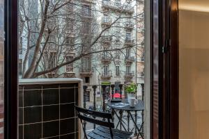 Balkón alebo terasa v ubytovaní AB Eixample Calabria