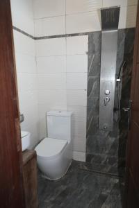 Koupelna v ubytování Duplex au bord du fleuve