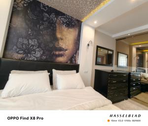 Katil atau katil-katil dalam bilik di Apartment rent 3 room's