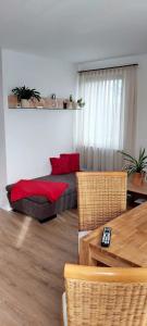 Posezení v ubytování Ferienwohnung in Radeberg bei Dresden