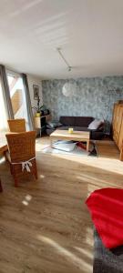 Posezení v ubytování Ferienwohnung in Radeberg bei Dresden