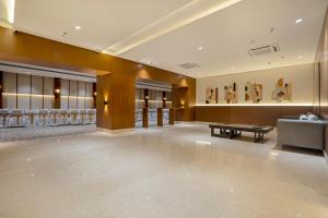 Posezení v ubytování Sunday Hotel Vadodara