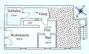 Κάτοψη του Stausee-Bungalow 80, EG