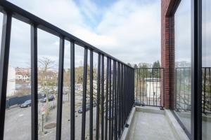 Balkón nebo terasa v ubytování Lumineux appartement 1 chambre au cour de Schaerbeek