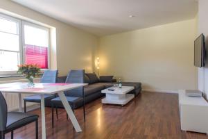 Et opholdsområde på Ferienwohnung am Mühlenberg