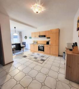 Kuchyň nebo kuchyňský kout v ubytování Ferienwohnung Meyer
