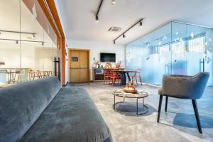 Posezení v ubytování B&B HOTEL Sassari