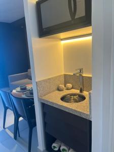 Kuchyň nebo kuchyňský kout v ubytování Porto Alto Resort