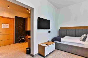 TV a/nebo společenská místnost v ubytování Hotel Boka