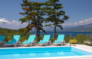 Naturlandskabet i nærheden af villaen