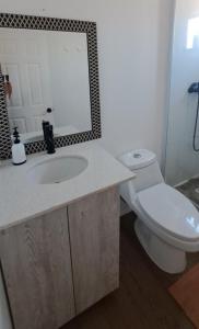 Vannituba majutusasutuses CABAÑA Con TINAJA