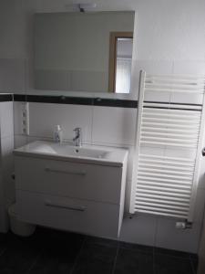 Koupelna v ubytování Ferienwohnung am Bach