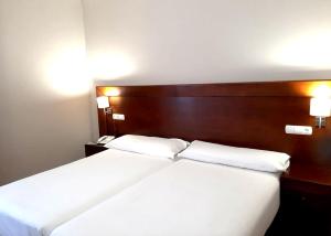 Postel nebo postele na pokoji v ubytování Hotel Campos de Castilla