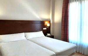 Postel nebo postele na pokoji v ubytování Hotel Campos de Castilla