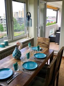 Χώρος καθιστικού στο COAST HOUSE Dünenloft
