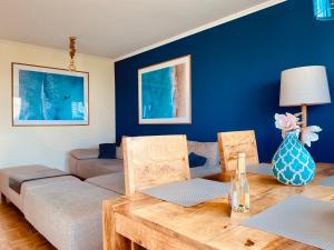Χώρος καθιστικού στο COAST HOUSE Dünenloft