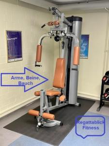 Fitness centrum a/nebo fitness zařízení v ubytování FeWo J 24