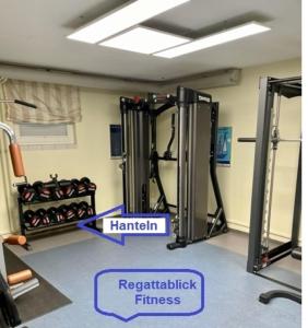 Fitness centrum a/nebo fitness zařízení v ubytování FeWo J 24