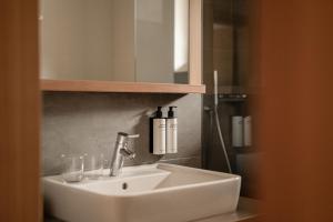 Koupelna v ubytování Hotel Schwarzschmied