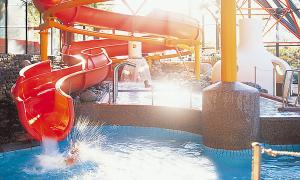 a water slide on a roller coaster at St Jakobshof für Moselurlaub mit Familie in Ediger-Eller