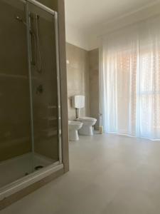 Koupelna v ubytování Quintino Sella rooms