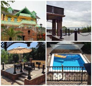 Bazén v ubytovaní Balatoni Panoráma Villa alebo v jeho blízkosti