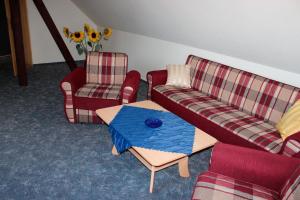 Posezení v ubytování Ferienwohnung 1