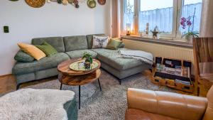 Posezení v ubytování Ferienwohnung Fichtelsonne