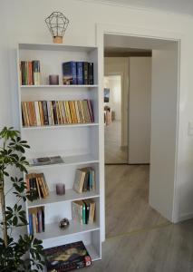 Knihovna v apartmánu