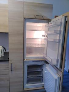 Kuchyň nebo kuchyňský kout v ubytování Strandurlaub am Felsenmeer