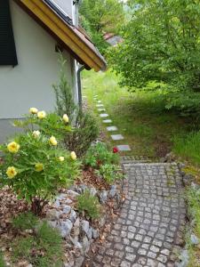 Κήπος έξω από το Gartenwohnung Bodetalblick