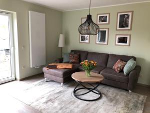 Posezení v ubytování Ferienwohnung Adler