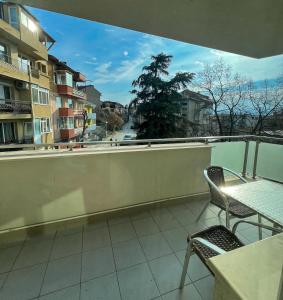 Balkón nebo terasa v ubytování ALPHA family HOTEL