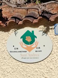 Certifikát, hodnocení, plakát nebo jiný dokument vystavený v ubytování Alloggio per uso turistico Sant'Andrea