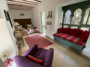 Istumisnurk majutusasutuses Riad Timila