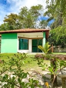 Zahrada ubytování Corumbau Recanto dos Pássaros