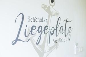 a drawing of a seahorse with the words september vegetable every week at Hausboot Träumerei - LP3 in Peenemünde
