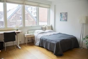 Postel nebo postele na pokoji v ubytování Private room in shared Copenhagen-based Apartment