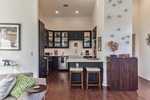 a kitchen and living room with a couch at Elk Rim 1140 Pine in Pine