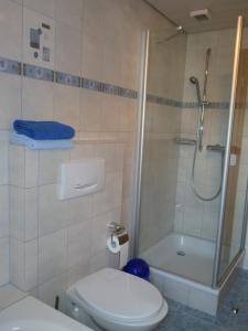 Koupelna v ubytování Ferienwohnung Heimatliebe
