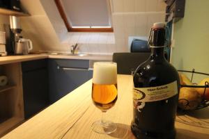 Nápoje v ubytování Ferienwohnung am Barockgarten