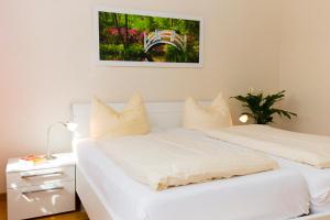 Postel nebo postele na pokoji v ubytování Wohnung Bauernhaus 2