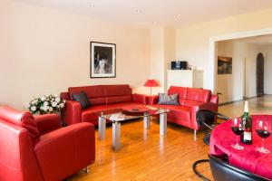 Posezení v ubytování Wohnung Bauernhaus 2