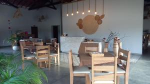 Restaurace v ubytování Pousada Lençóis Eco Villa