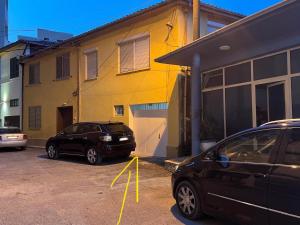 Bygningen som feriehuset ligger i