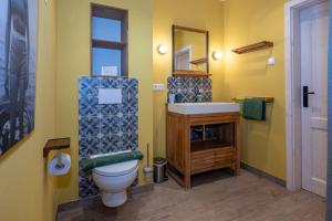 Koupelna v ubytování Ferienhaus Lee