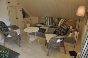 Posezení v ubytování Traumfängerhaus Elfen