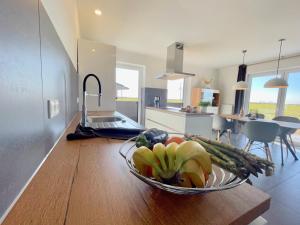 Η κουζίνα ή μικρή κουζίνα στο Ferienhaus Westwind FH5